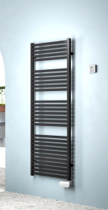 Grzejnik Irsap Quadre - wys.1517mm szer.580mm kolor Satin Black, podłączenie dolne i centralne 50 mm     